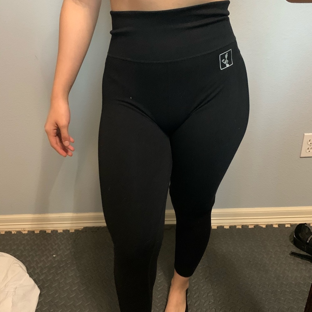 Sara Patricia Black Seamless Leggings